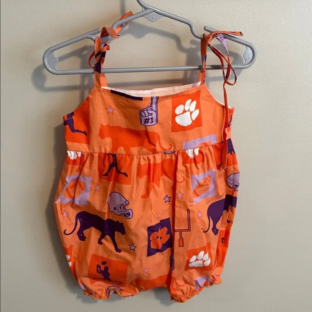 Stewart Simmons Clemson university romper size 12-18 Months